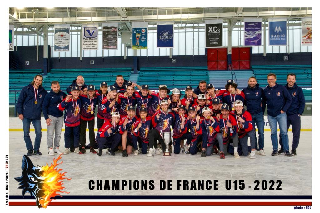 Les U15 Champions de France Élite